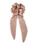 Buy Mueras Long Tail Satin Scrunchie in RoseGold - Purplle