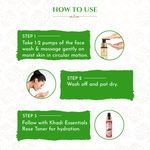 Buy Khadi Essentials Ayurvedic Neem, Tulsi and Tea Tree Face Wash|100ml|Calendula Extracts|SLS and Paraben-Free - Purplle