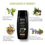Buy Sesa Ayurvedic Medicinal Shampoo for Hair fall & Dandruff, Bhringraj+15 Herbs, NO Parabens (200 ml) - Purplle