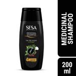 Buy Sesa Ayurvedic Medicinal Shampoo for Hair fall & Dandruff, Bhringraj+16 Herbs, NO Parabens (200 ml) - Purplle