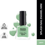 Buy FACES CANADA Ultime Pro Splash Mini Nail Enamel - Linty 45 (5ml) | Quick Drying | Glossy Finish | Long Lasting | No Chip Formula | High Shine Nail Polish For Women | No Harmful Chemicals - Purplle