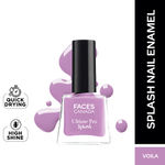 Buy FACES CANADA Ultime Pro Splash Mini Nail Enamel - Viola 41 (5ml) | Quick Drying | Glossy Finish | Long Lasting | No Chip Formula | High Shine Nail Polish For Women | No Harmful Chemicals - Purplle