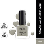 Buy FACES CANADA Ultime Pro Splash Mini Nail Enamel - Sere 44 (5 ml) | Quick Drying | Glossy Finish | Long Lasting | No Chip Formula | High Shine Nail Polish For Women | No Harmful Chemicals - Purplle