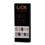 Buy Lick 30 Pcs Nude Acrylic Artificial/Fake Reusable Nail Extension with Application Kit - Purplle