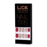 Buy Lick 30 Pieces Reusable Artificial Acrylic Nails For Women's & Girls Nails Extension - Purplle