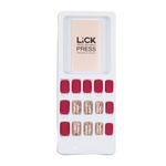 Buy Lick 30 Pieces Reusable Artificial Acrylic Nails For Women's & Girls Nails Extension - Purplle