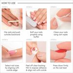 Buy Lick 30 Pieces Reusable Artificial Acrylic Nails For Women's & Girls Nails Extension - Purplle