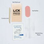 Buy Lick 30 Pieces Reusable Artificial Acrylic Nails For Women's & Girls Nails Extension - Purplle