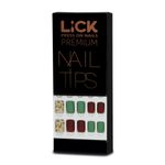 Buy Lick 30 Pcs Matte Fake/False/Artificial Reusable Acrylic Stick on Nails Extension - Purplle