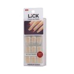Buy Lick 24 pcs Classic Nude French Tips Artificial/Fake Reusable Acrylic Nails Extension - Purplle