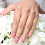 Buy Lick 24 Pcs Almond Pink Reusable False/Fake/Artificial Nails With Application Kit - Purplle