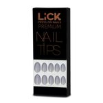 Buy Lick 24 Pcs Oval Shape False/Fake Stick on Nails Extension Reusable Acrylic Nails - Purplle
