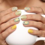 Buy Lick 30 Pcs Artificial Reusable French Manicure Stick on Nails With Application Kit - Purplle