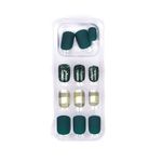 Buy Lick 30 Pcs French Manicure Square Shape Artificial/False Acrylic Nails Extension - Purplle