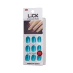 Buy Lick Artificial Reusable French Nails False/Fake/Acrylic Press on Nails Combo Set of 2 - Purplle