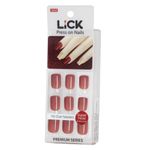 Buy Lick Artificial Reusable Nails False Nail Extension Nail Art Combo Set of 2 - Purplle