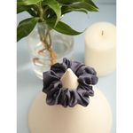 Buy Spotstyl Mulberry Silk Scrunchie Collection - Pack of 3 - Blue - Purplle