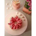 Buy Spotstyl Mulberry Silk Oversized Scrunchie - Pack of 1- Rose Gold - Purplle
