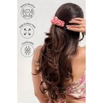 Buy Spotstyl Mulberry Silk Midi Scrunchies - Pack of 3 - Silver , Nude & Gold - Purplle
