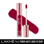 Buy Lakme 9to5 Primer + Matte Liquid Lip Color MM3 Crisp Wine - 4.2ml - Purplle