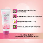 Buy REVLON TOUCH & GLOW ADVANCED GLOW FACEWASH 100 GM - Purplle