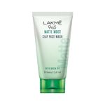 Buy Lakme 9to5 Matte Moist Clay Facewash, Refreshed Matte Looking Skin,100 g - Purplle