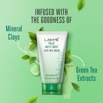 Buy Lakme 9to5 Matte Moist Clay Facewash, Refreshed Matte Looking Skin,100 g - Purplle