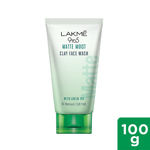 Buy Lakme 9to5 Matte Moist Clay Facewash, Refreshed Matte Looking Skin,100 g - Purplle