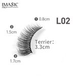 Buy Imagic Professional Handmade 3D Fake Eyelashes Kit (L02) - 1 Pc - Purplle