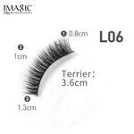 Buy Imagic Professional Handmade 3D Fake Eyelashes Kit (L06) - 1 Pc - Purplle