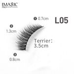 Buy Imagic Professional Handmade 3D Fake Eyelashes Kit (L05) - 1 Pc - Purplle