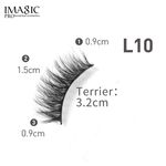 Buy Imagic Professional Handmade 3D Fake Eyelashes Kit (L10) - 1 Pc - Purplle
