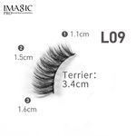 Buy Imagic Professional Handmade 3D Fake Eyelashes Kit (L09) - Purplle