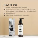 Buy ZEOVEDA Organic Charcoal Face Wash for Deep Skin Pore Cleansing, Acne and Pimples | Anti-pollution and Oil Control Benefits| For Men and Women | No Parabens and No Sulphates - 100 ml - Purplle