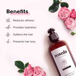 Buy Zeoveda Organic Rose Hair Conditioner | Restores Shine & Naturally Smoothness Hair | For Men and Women | Sulphate & Paraben Free -250 ML. - Purplle
