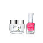 Buy Lotus Herbals Whiteglow Skin Whitening & Brightening Gel Cream SPF 25 Pa +++, 60g &  EcoStay Nail Enamels Twisted Fuschia (10 ml) - Purplle