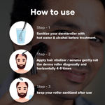 Buy mars by GHC Derma Roller with 540 Cross-Lined Titanium Needles For Faster Hair & Beard Growth & Controls Hair Thinning - Purplle