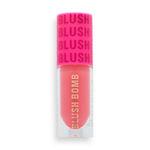Buy Revolution Blush Bomb Cream Blusher Savage Coral - Purplle