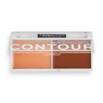 Buy Revolution Relove Cream Contour Duo Medium 5.8 GM - Purplle