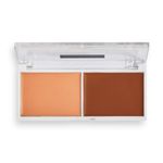 Buy Revolution Relove Cream Contour Duo Medium 5.8 GM - Purplle