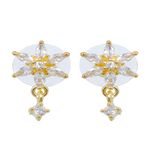 Buy Crunchy Fashion Gold-Plated Premium American Diamond/AD Mangalsutra Set - Purplle