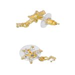 Buy Crunchy Fashion Gold-Plated Premium American Diamond/AD Mangalsutra Set - Purplle