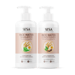 Buy Sesa Rice Water Hair Smoothening Combo - Shampoo + Conditioner - Purplle