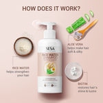 Buy Sesa Rice Water Hair Smoothening Combo - Shampoo + Conditioner - Purplle