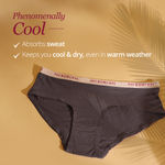 Buy Carmesi Phenomenal Underwear - Moonlight Grey - XS - Purplle