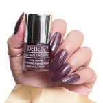Buy DeBelle Gel Nail Lacquer Plum Toffee (Plum Maroon) - 8 ml - Purplle