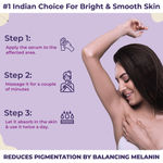 Buy Sanfe Intimate Lightening Serum for Women - 50 gm with Kojic acid & Mulberry| Instant Lightening | Mulberry Extracts | Easy application in dark Underarms, Inner Thighs, Knee and Bikini Area (Multicolor) - Purplle