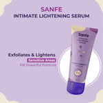 Buy Sanfe Intimate Lightening Serum for Women - 50 gm with Kojic acid & Mulberry| Instant Lightening | Mulberry Extracts | Easy application in dark Underarms, Inner Thighs, Knee and Bikini Area (Multicolor) - Purplle