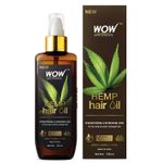 Buy WOW Skin Science Hemp Hair Oil for Strengthening and Nourishment of Stressed scalp - For Damaged Roots And Chemically Treated Hair - 150ml - Purplle