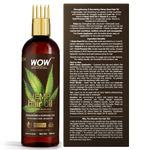 Buy WOW Skin Science Hemp Hair Oil for Strengthening and Nourishment of Stressed Scalp - For Damaged And Chemically Treated Hair - With Comb Applicator - 100ml - Purplle